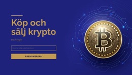 Köp Och Sälj Krypto CSS-Webbplatsmall