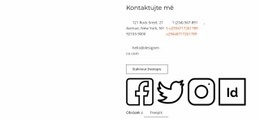 Kontaktní Blok Pro Freelancery Design Webových Stránek