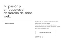 Inspiración Del Sitio Web Para Iconos De Texto, Botones Y Sociales