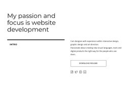 Szöveg, Gomb És Közösségi Ikonok - Create HTML Page Online