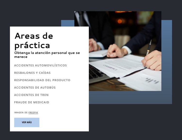 Asesoramiento legal experimentado en transacciones Diseño de páginas web