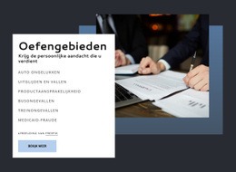 Ervaren Juridisch Advies In Transacties - Responsieve Website-Mockup