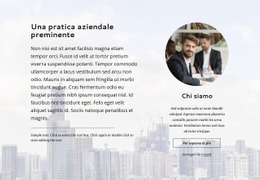 Pratica Aziendale Preminente - Mockup Di Sito Web Moderno