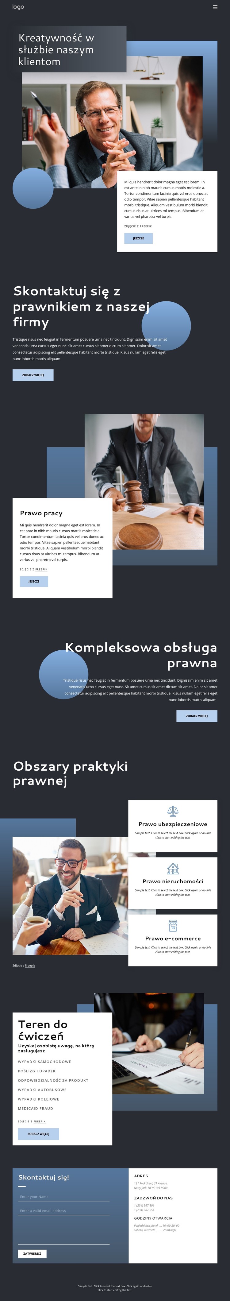 Doświadczona porada prawna Szablon CSS