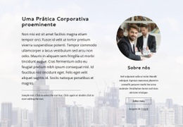 Prática Corporativa Proeminente - Construtor De Sites