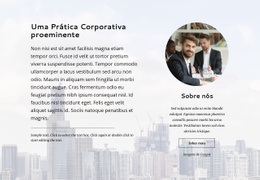 Prática Corporativa Proeminente - HTML Website Maker