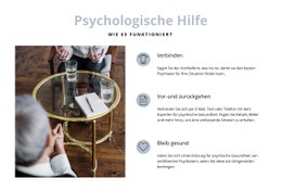 Psychologische Hilfe - Website-Vorlagen