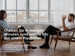 Unterstützung Durch Psychologen - Funktionaler Website-Builder