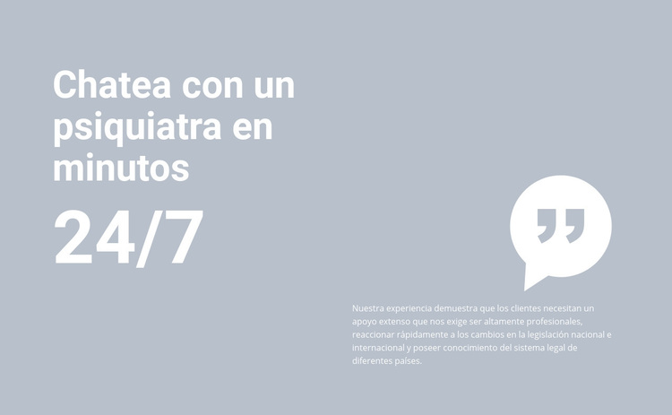 Asistencia 24 horas al día, 7 días a la semana Tema de WordPress