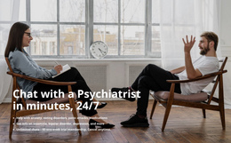 Psychologist Support - Customizable Professional Design