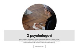 O Psychologovi – Stažení Šablony HTML