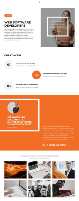 Developers teach - CSS Template by Nicepage