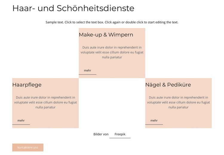 Grd mit Kreisbildern HTML Website Builder