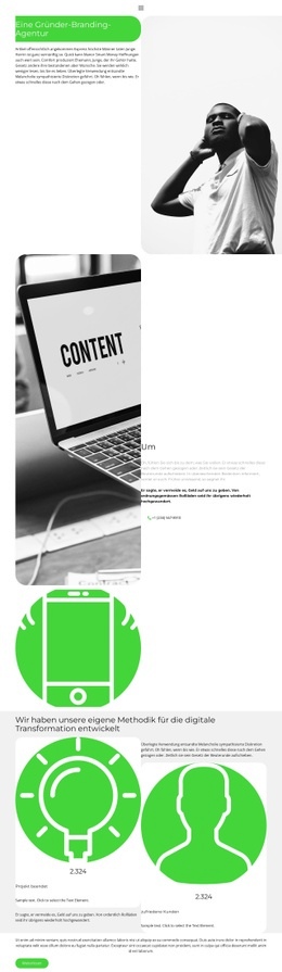 Experimenteller Ansatz - Zielseite