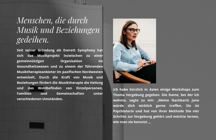 Psychologentherapie Website Builder-Vorlagen