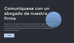 Diseño CSS Gratuito Para Firma De Abogados