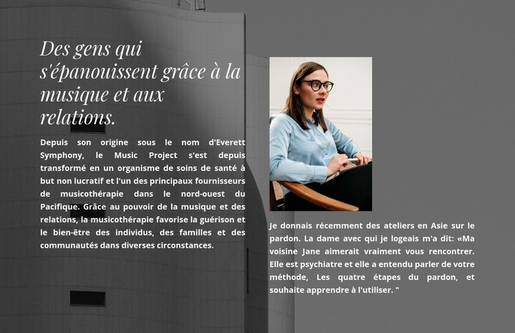 Thérapie psychologue Modèles de constructeur de sites Web