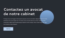 Cabinet Lawer - Modèle HTML5 Moderne