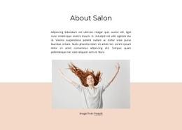 About Beauty Salon - Custom Html Code