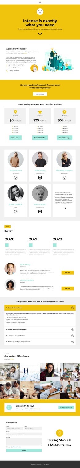 Personal website Html Code Example