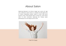 About Beauty Salon - Ecommerce Website