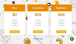 Pricing On Abstract Background Templates Ready