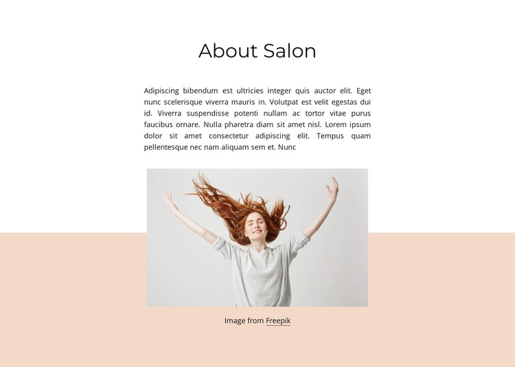 About beauty salon HTML5 Template