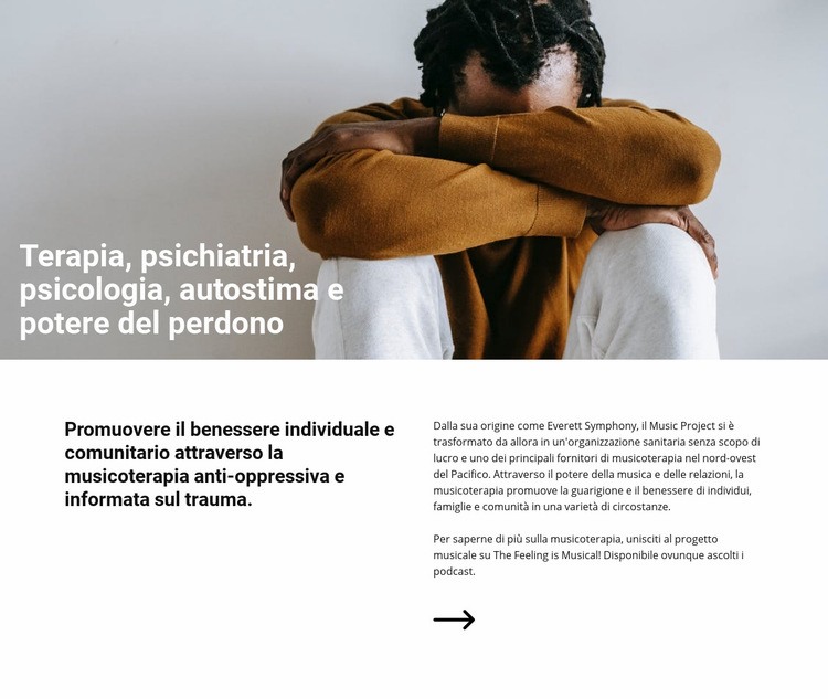 Musico-terapia Progettazione di siti web