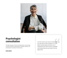 Psychologist Consultation - Joomla Template Creator