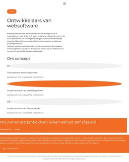 Website-Indeling Voor Ontwikkelaars Leren