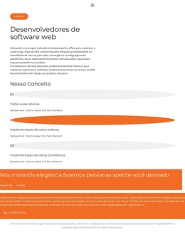 Layout Do Site Para Desenvolvedores Ensinam