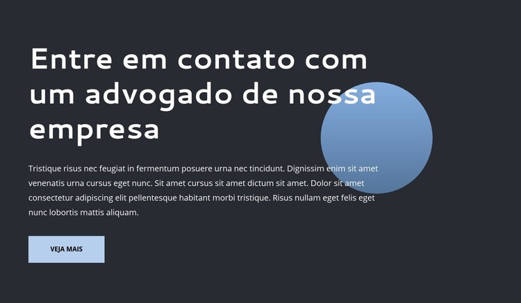 Escritório de advocacia Landing Page