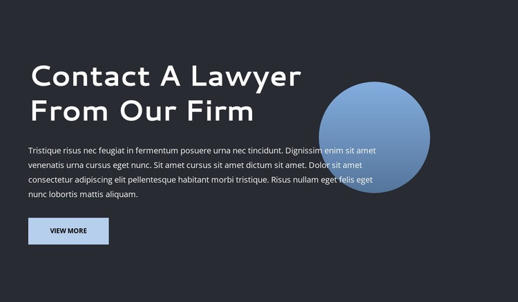 Lawer firm Squarespace Template Alternative