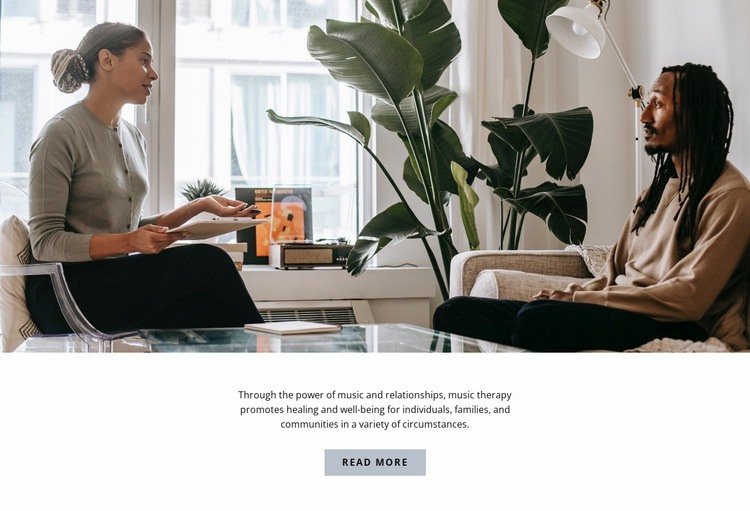 First appointment with a psychologist Squarespace Template Alternative