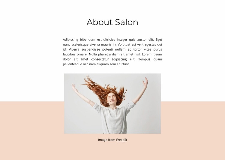About beauty salon Website Builder Templates