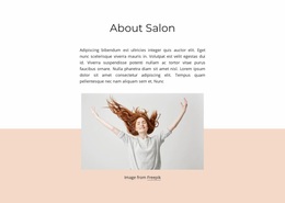 About Beauty Salon - Ecommerce Website