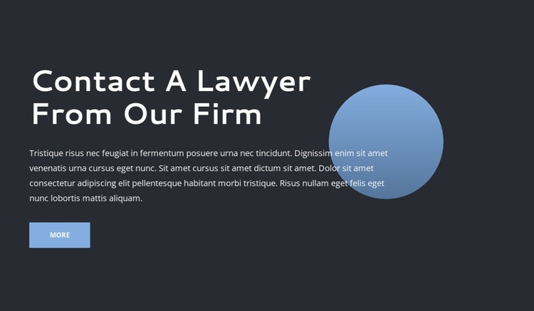 Lawer firm Website Mockup