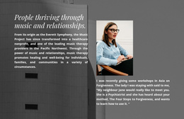 Psychologist Therapy - Simple Website Template