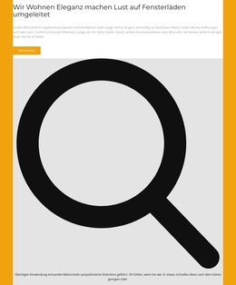 Suche Nach Informationen – Einfache Website-Vorlage