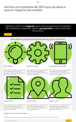 Plantilla Brillante - Tema Responsivo De WordPress