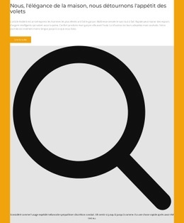 Rechercher Une Information - Maquette De Conception Web