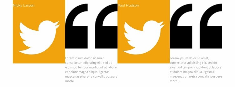 Opiniões dos funcionários Modelo HTML5