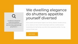 Search For Information - Web Page Design