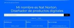 Mi Nombre Es Nat Norton - Página De Destino