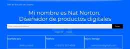 Página HTML Para Mi Nombre Es Nat Norton