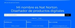 Mi Nombre Es Nat Norton: Plantilla Definitiva De Una Página