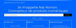 Créateur Joomla Pour Je M'Appelle Nat Norton