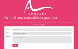 Fantastico Design Del Sito Web Per Modulo Di Contatto Con Logo