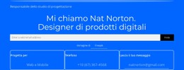 Mi Chiamo Nat Norton Modello Gratuito