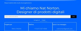 Mi Chiamo Nat Norton - Tema WordPress